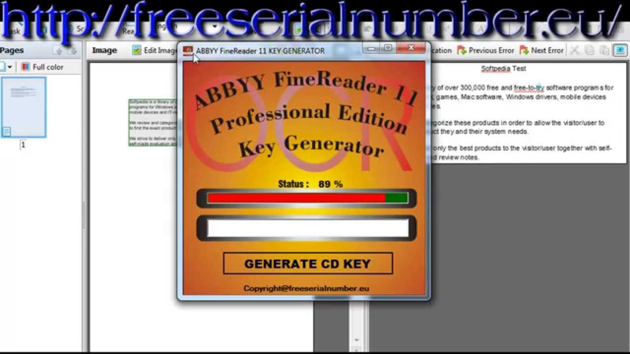 license key abbyy finereader 12